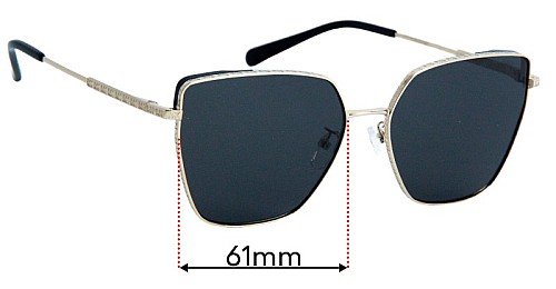 Michael Kors MK1143D Fuji 61mm Replacement Lenses